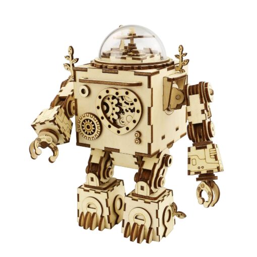 Orpheus DIY 3D Wooden Puzzle Steam Punk Music Box