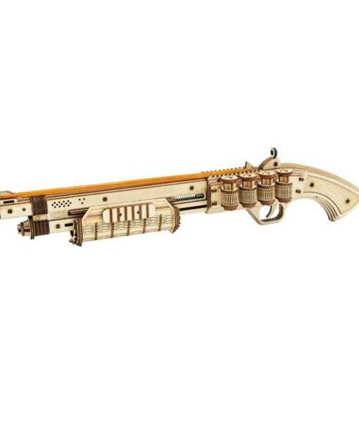 DIY 3D Puzzle Terminator Rubber Band Gun