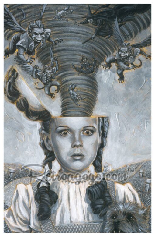 P'gosh Judy's Long Wizard Of Oz Strange Trip - 12x18 Digital Print