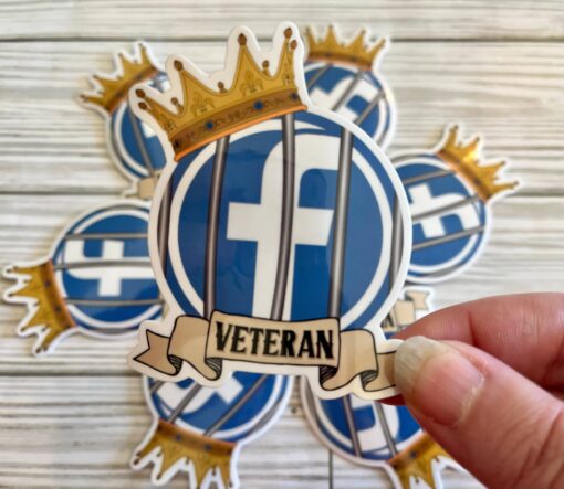 Facebook Jail Veteran Vinyl Sticker