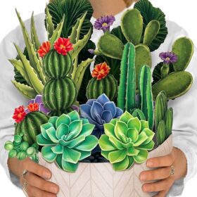 Cactus Garden - FreshCut Flowers Pop-up Card