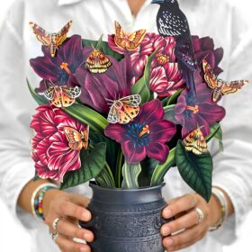 Moonlight Garden - FreshCut Flowers Pop-up Card