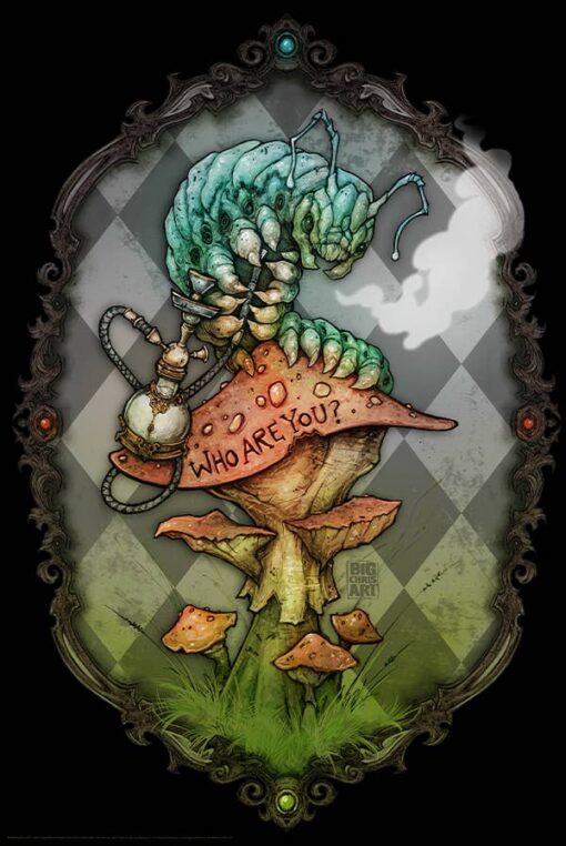 Alice in Wonderland Who Are You 24x36 Poster