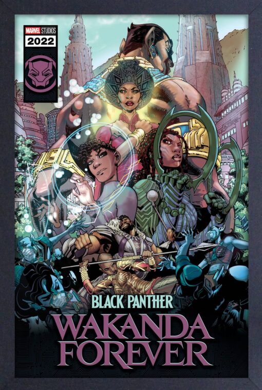 Black Panther - Wakanda Forever - 11x17 Framed Print