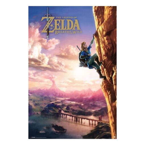 Zelda Breath of the Wild 24x36 Poster