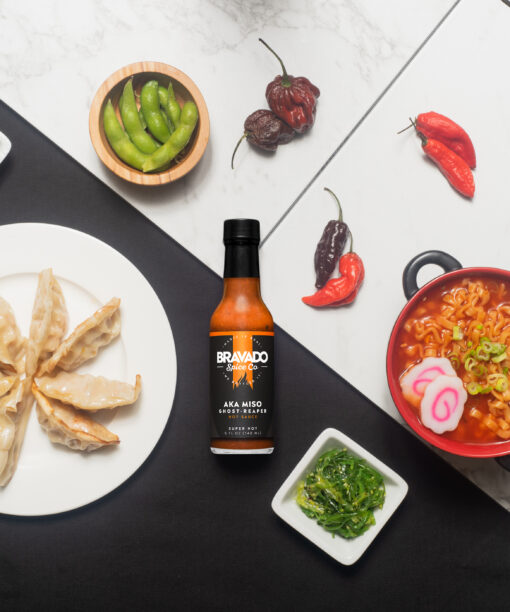 Aka Miso Ghost-Reaper Hot Sauce by Bravado Spice