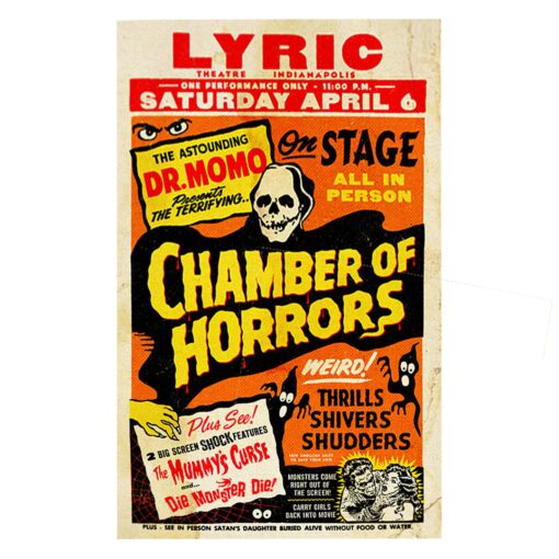 Chamber of Horrors 11x17 Poster