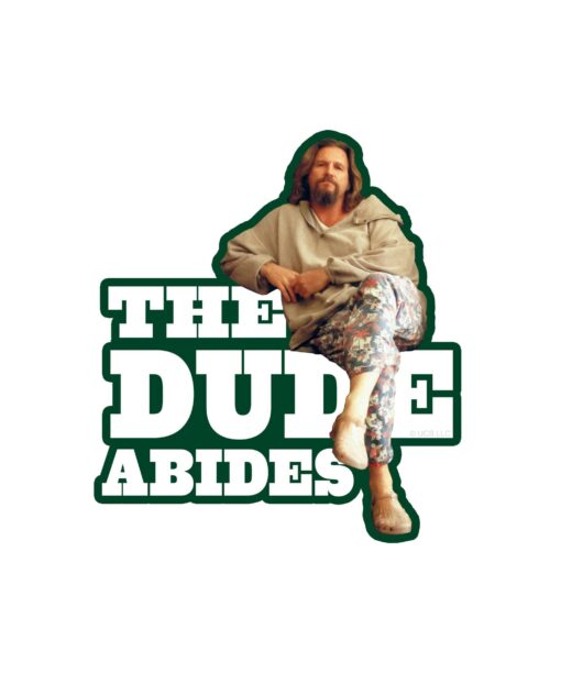 Big Lebowski The Dude Abides Funky Chunky Magnet