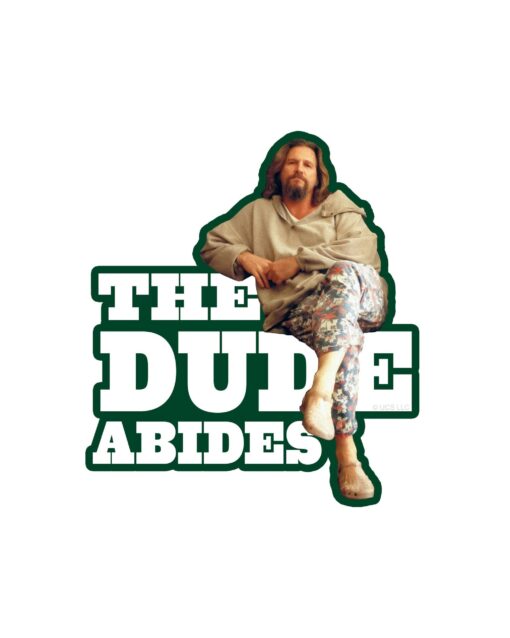 Big Lebowski The Dude Abides Funky Chunky Magnet