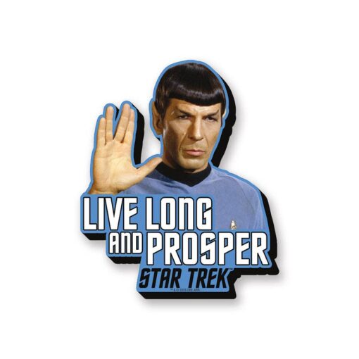 Star Trek Spock Quote Funky Chunky Magnet