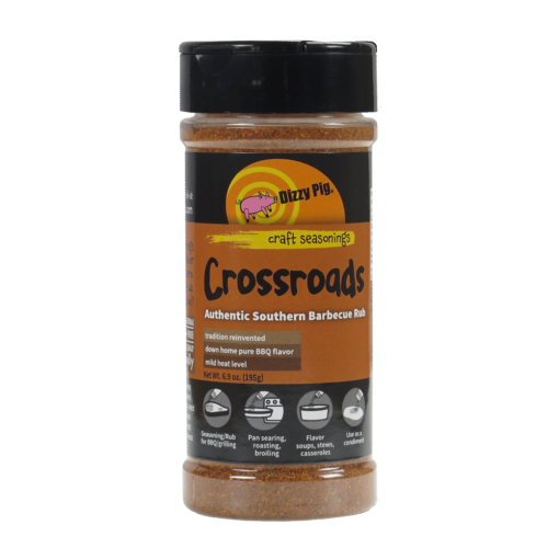 Crossroads Authentic Southern BBQ Rub by Dizzy Pig (8oz)