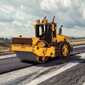 3D Wooden Puzzle DIY Engineering Road Roller