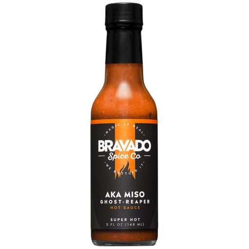 Aka Miso Ghost-Reaper Hot Sauce by Bravado Spice (5oz)