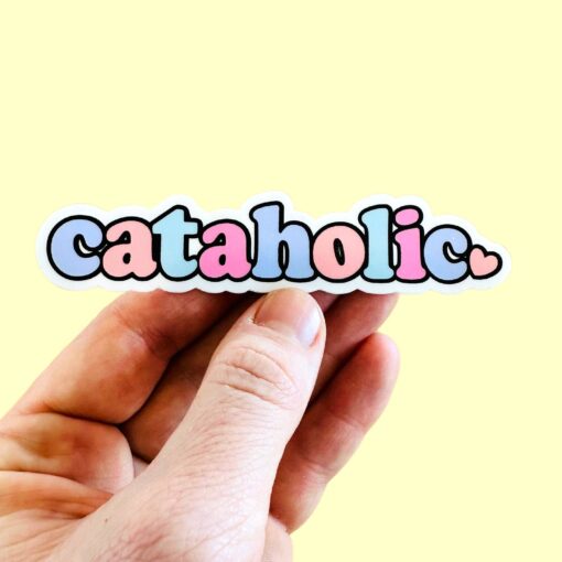 Cataholic Vinyl Sticker