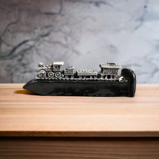 Pewter Railroad Spike Coal Train (Small)