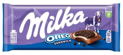 Milka Oreo Chocolate Bar (92g)