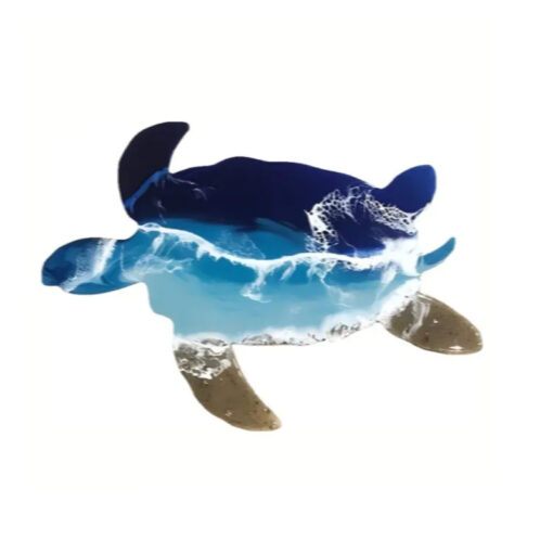 Sea Turtle - Colored Metal Decor