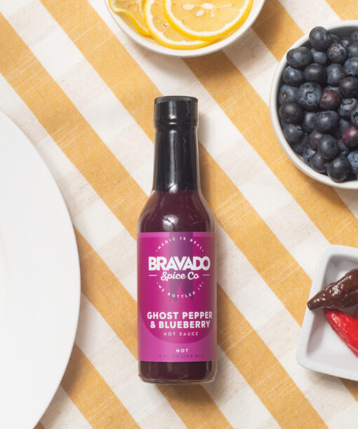Ghost Pepper & Blueberry Hot Sauce by Bravado Spice (5oz)
