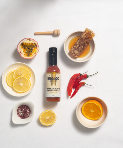 Mānuka Honey & Passion Fruit Hot Sauce by Bravado Spice