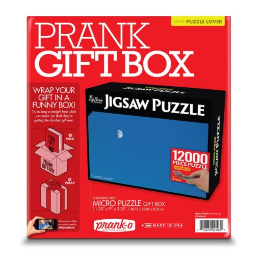 12,000 Piece Jigsaw Puzzle Prank Gift Box