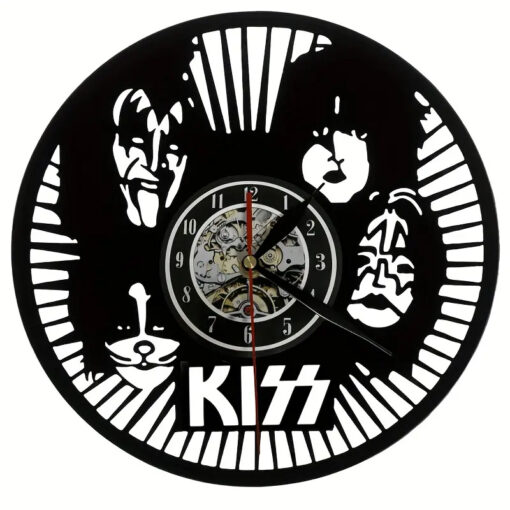 KISS Vinyl Clock