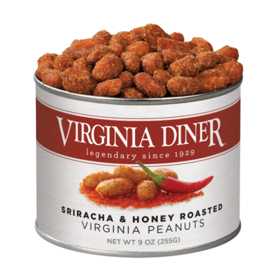 Sriracha & Honey Roasted Peanuts by Virginia Diner (9oz)