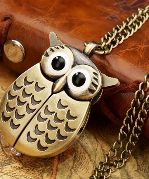 Mini Owl Pocket Watch
