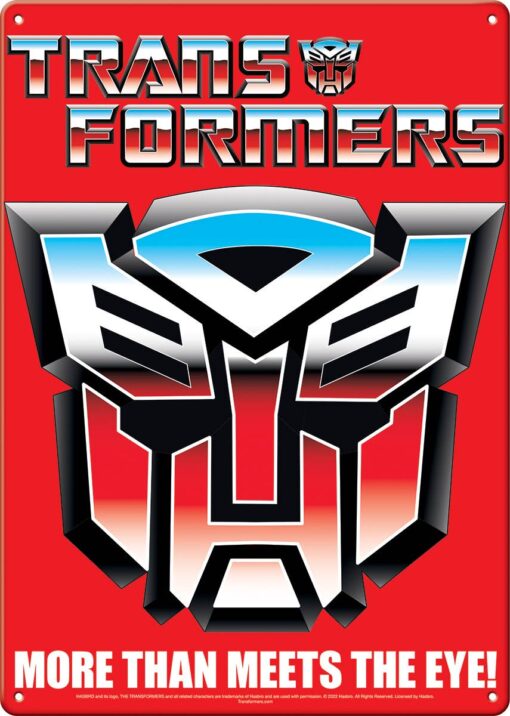 Transformers Autobot - 8x12 Metal Sign Decor