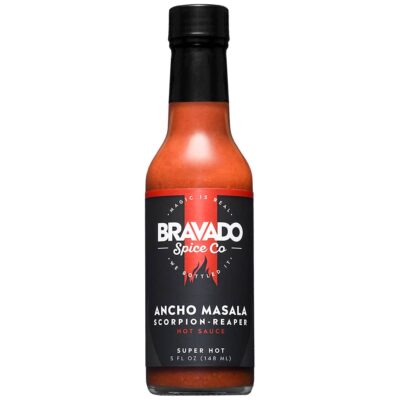 Ancho Masala Scorpion-Reaper Hot Sauce by Bravado Spice (5oz)