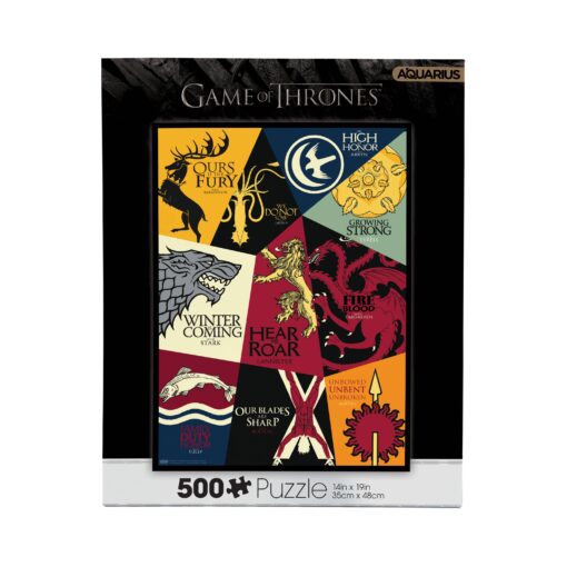 Games Of Thrones Mottos 500 Piece Jigsaw Puzzle
