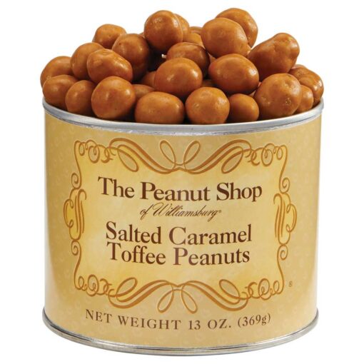 Salted Caramel Toffee Virginia Peanuts by The Peanut Shop of Williamsburg (13oz)