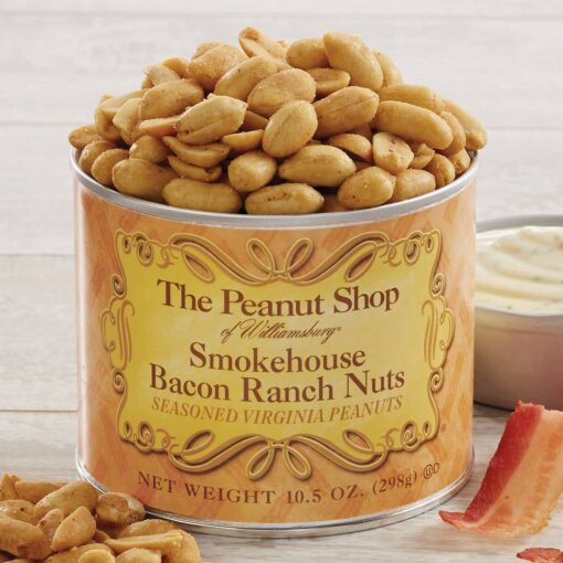 Smokehouse Bacon Ranch Peanuts by The Peanut Shop of Williamsburg (10.5oz)