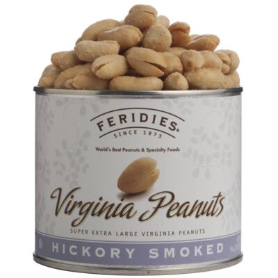 Hickory Smoked Virginia Peanuts by Feridies (9oz)