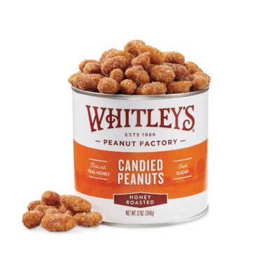 Honey Roasted Virginia Peanuts by Whitley's (12oz)