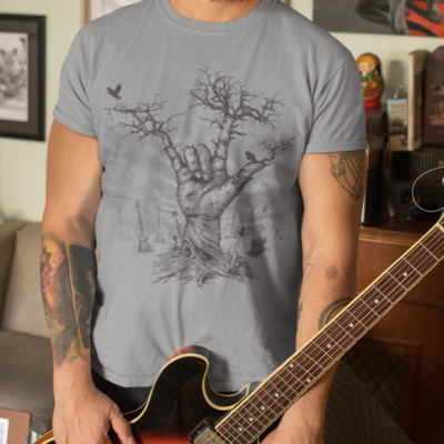 Rock and Roll Tree w/Guitars Shirt