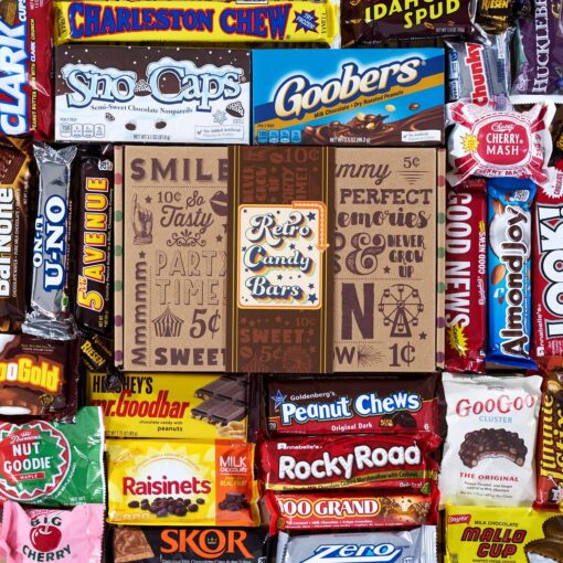 Retro Chocolate Candy Bars