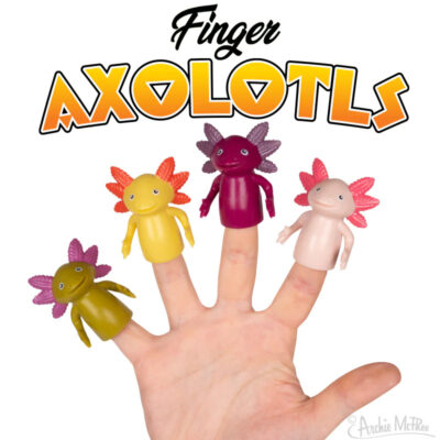 Axolotl Finger Puppet