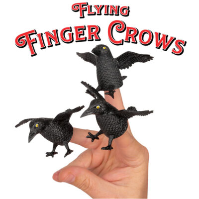 Flying Crow Finger Puppet