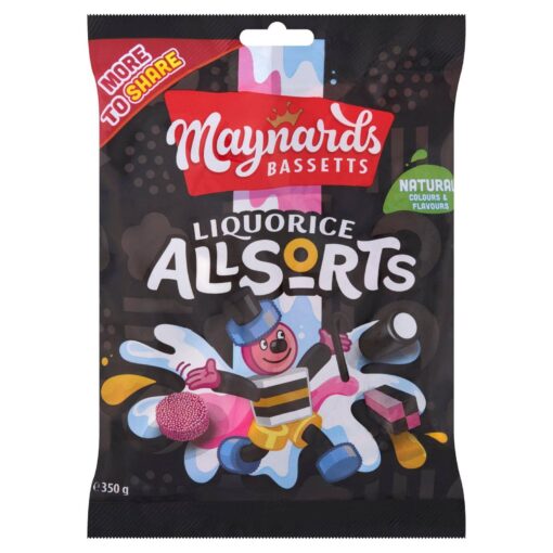 Maynards Bassetts Liquorice All Sorts Candy