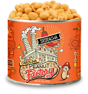 Sriracha Peanuts by Carolina Peanut Factory (10oz)