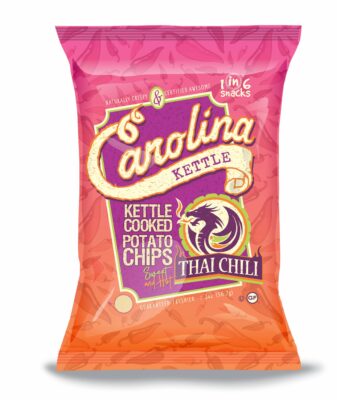 Thai Chili Kettle Chips by Carolina Kettle (2oz)