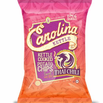 Thai Chili Kettle Chips by Carolina Kettle (2oz)
