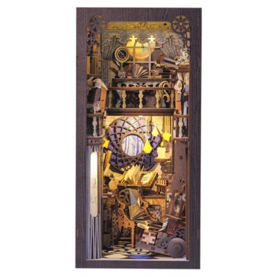 Nebula Common Room with Dust Cover DIY Book Nook Kit