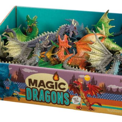 Assorted Color Dragon Figurine Toys