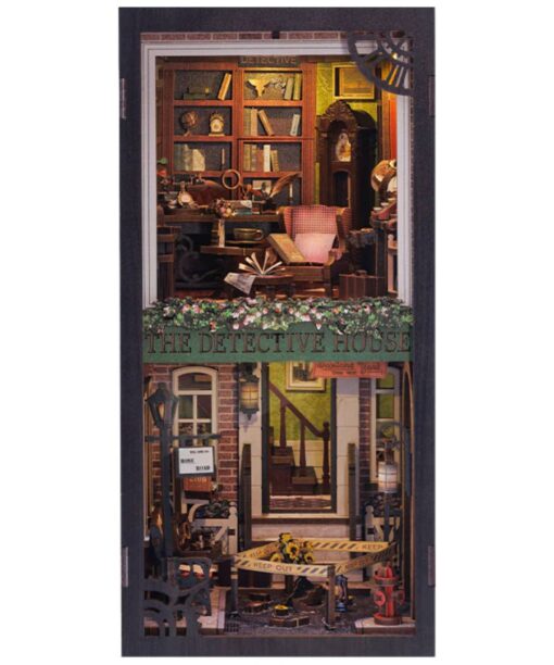 Rose Detective Agency with Dust Cover DIY Book Nook Kit