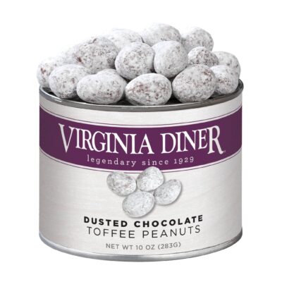 Dusted Chocolate Toffee Peanuts by Virginia Diner (10oz)