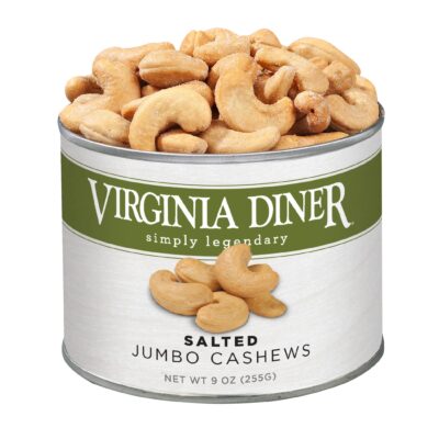 Salted Jumbo Cashews by Virginia Diner (9oz)