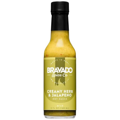 Creamy Herb & Jalapeño Hot Sauce By Bravado Spice (5oz)