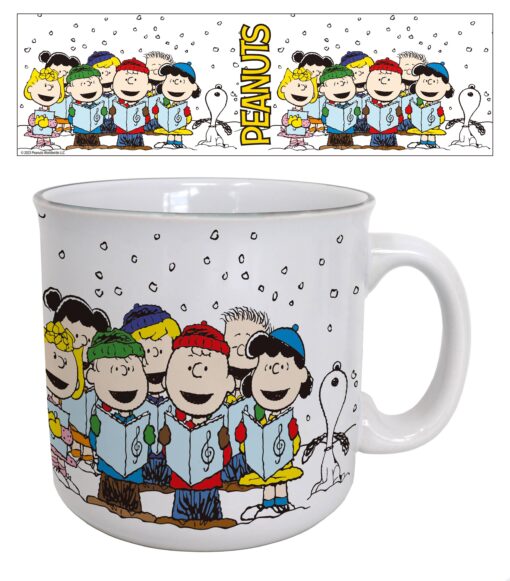 Peanuts Carolling Characters Camper Mug (20oz)