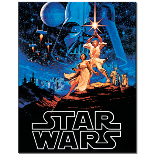 Star Wars Hildebrandt 12x16 Metal Sign Decor